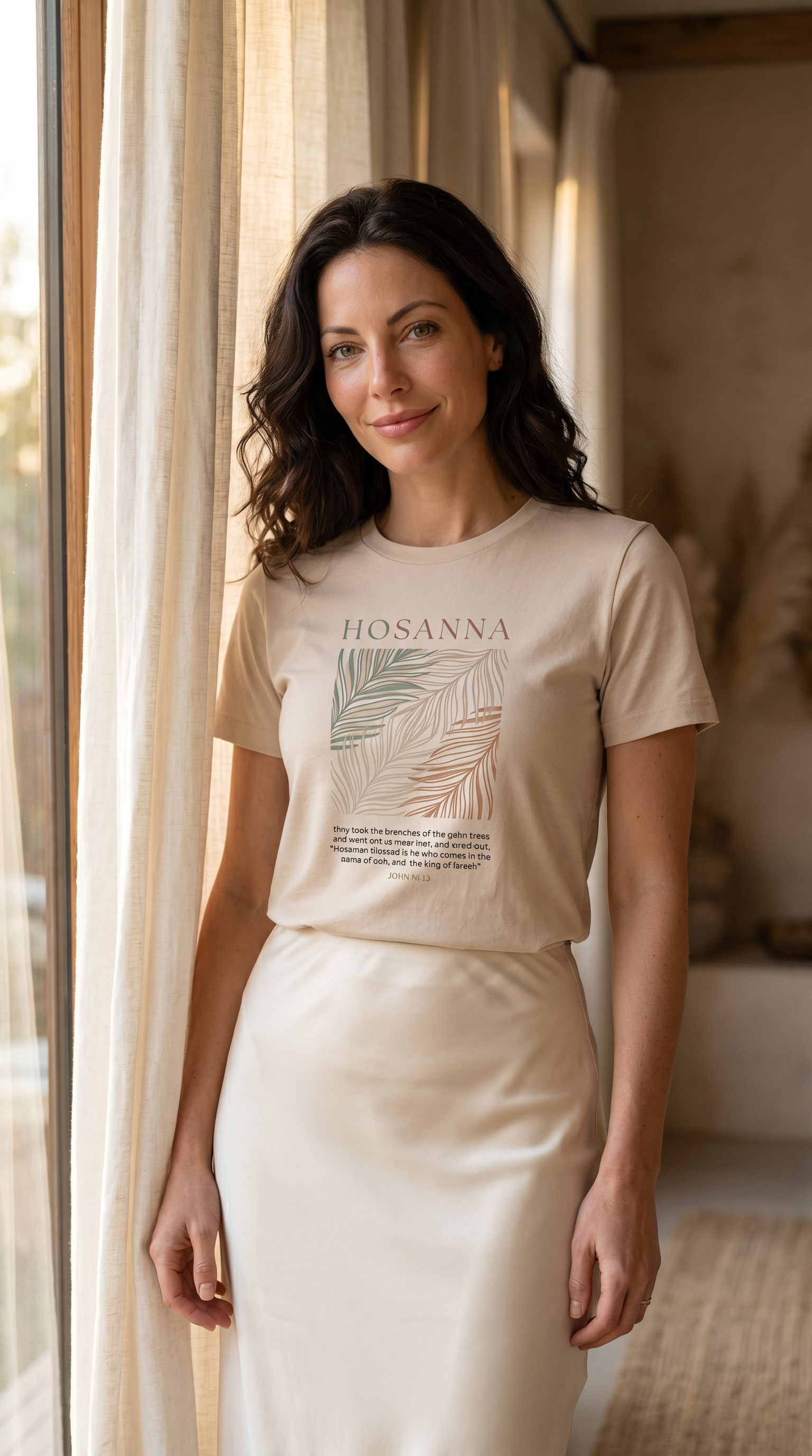 Hosana ao Rei — modelo vestindo